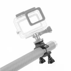 GoPro camera handlebar mount for bicycle
