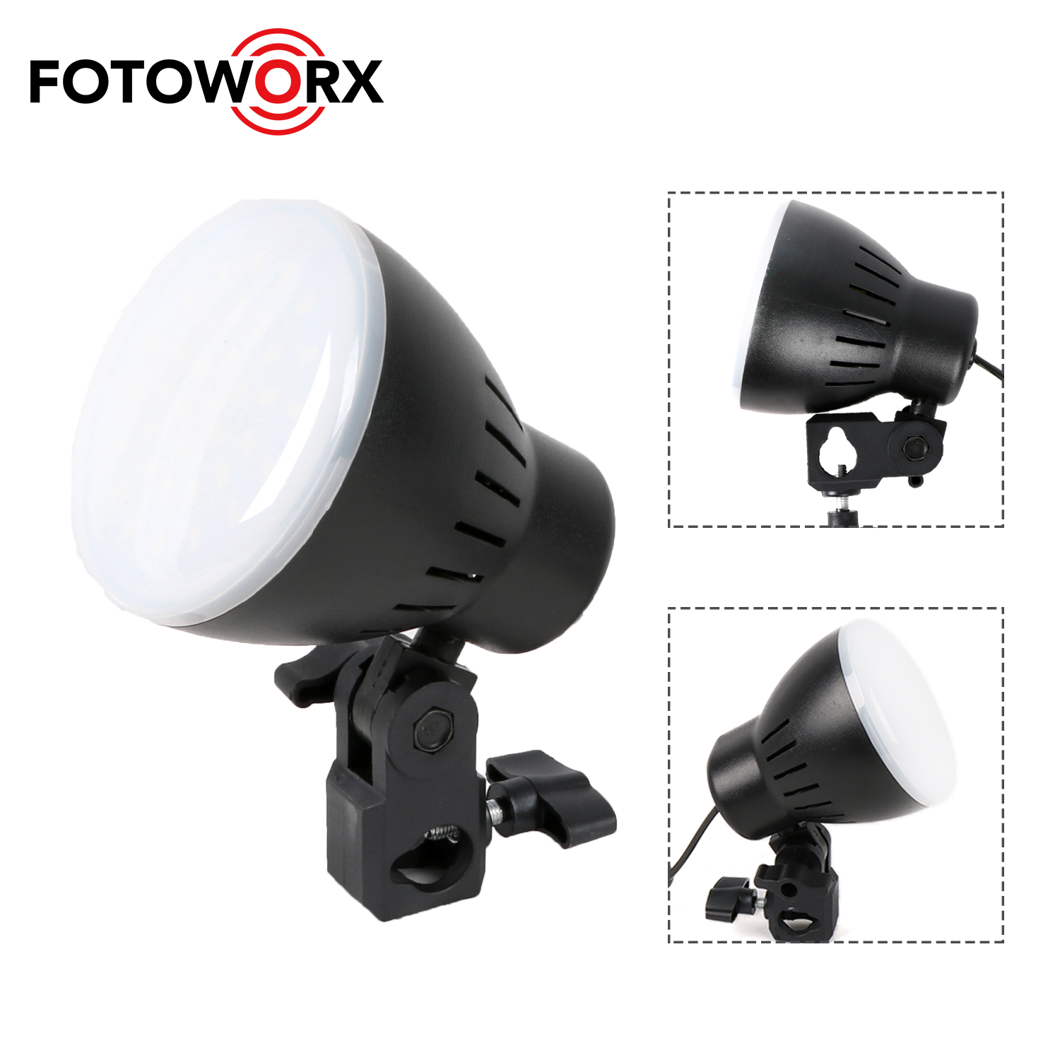 LED Portable Light Lamp 5500K with warm & cold color filter