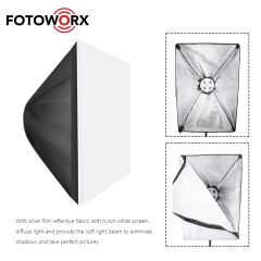 Photography light Softbox with External White Diffuser Cover