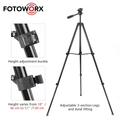 130cm light weight tripod for smartphone