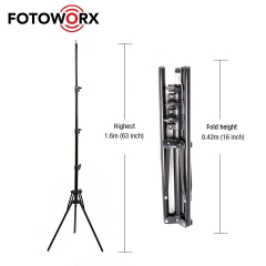 160cm Stand with Reverse Folding Leg Photography Studio Light Stand