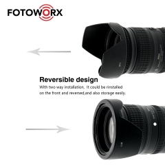 77mm Universal lens hood for Nikon Canon Sony DSLR Camera Lens cover