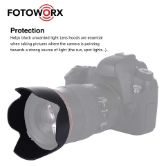 Camera lens hood Compatible for Canon